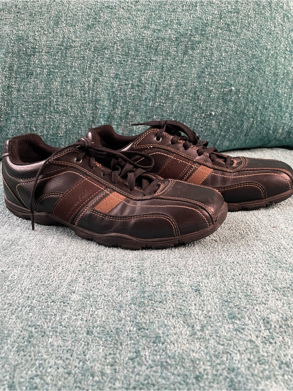 Nice American Eagle Men's Black/Brown Casual Lace-Up Sneakers/Shoes, Sz 8.5! 🍁